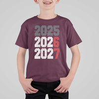 Funny 67 New Year T Shirt For Kid Happy New Year 2026 2027 Sports Jersey Number - Wonder Print Shop