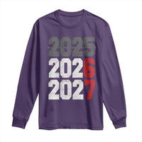Funny 67 New Year Long Sleeve Shirt Happy New Year 2026 2027 Sports Jersey Number - Wonder Print Shop