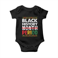 Funny Black History Period Baby Onesie Pride African