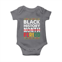 Funny Black History Period Baby Onesie Pride African