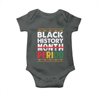 Funny Black History Period Baby Onesie Pride African