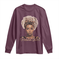 Melanin Queen Long Sleeve Shirt Proud African American Black Pride