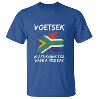 Funny Voetsek Is Afrikaans For Have A Nice Day T Shirt Vintage Saffa Flag