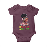 Education Is Freedom Baby Onesie Black History Month Teacher Melanin Black Girl