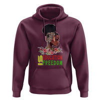 Education Is Freedom Hoodie Black History Month Teacher Melanin Black Girl
