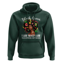 Proud African American Melanin Black Afro Girl Hoodie Black Queen I Am Who I Am Your Approval Isn't Needed