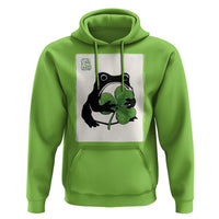 Funny Grumpy Frog Japanese St Patricks Day Hoodie