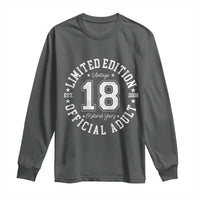 Funny 18th Birthday Long Sleeve Shirt Est 2008 Limited Edition Official Adult