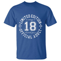 Funny 18th Birthday T Shirt Est 2008 Limited Edition Official Adult
