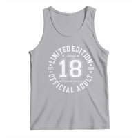 Funny 18th Birthday Tank Top Est 2008 Limited Edition Official Adult