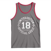 Funny 18th Birthday Tank Top Est 2008 Limited Edition Official Adult