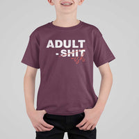 Funny Adultish 18th Birthday T Shirt For Kid Adult Shit 18 Years Old Joke