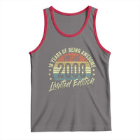 Funny 18th Birthday Tank Top 18 Years Old Gifts Vintage 2008 Limited Edition