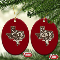 Battle of San Jacinto 1836 Texas History Independence Day Ceramic Ornament