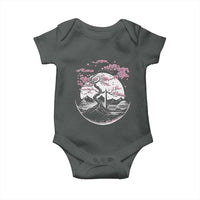 Washington DC Cherry Blossoms Monuments Memorials Japanese Style Baby Onesie