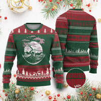 Washington DC Cherry Blossoms Monuments Memorials Japanese Style Ugly Christmas Sweater