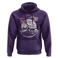 Washington DC Cherry Blossoms Monuments Memorials Japanese Style Hoodie