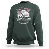 Washington DC Cherry Blossoms Monuments Memorials Japanese Style Sweatshirt
