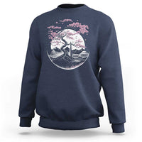 Washington DC Cherry Blossoms Monuments Memorials Japanese Style Sweatshirt