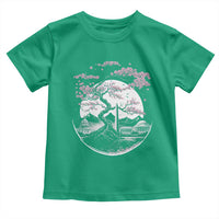 Washington DC Cherry Blossoms Monuments Memorials Japanese Style Toddler T Shirt
