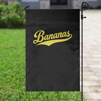 Bananas Retro Throwback Baseball Sport Lover Garden Flag