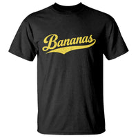 Bananas Retro Throwback Baseball Sport Lover T Shirt
