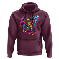Funny 67 Banana Baseball Drip Ice Cream Six Seven Meme Hoodie