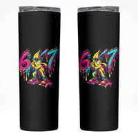 Funny 67 Banana Baseball Drip Ice Cream Six Seven Meme Skinny Tumbler