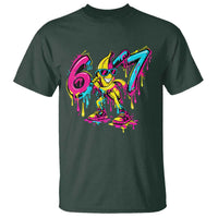 Funny 67 Banana Baseball Drip Ice Cream Six Seven Meme T Shirt
