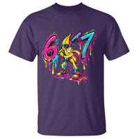 Funny 67 Banana Baseball Drip Ice Cream Six Seven Meme T Shirt