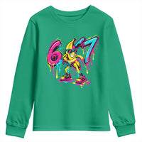 Funny 67 Banana Baseball Drip Ice Cream Six Seven Meme Youth Sweatshirt