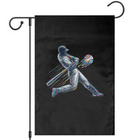 Ice Cream Baseball Player Dripping Game Day Garden Flag