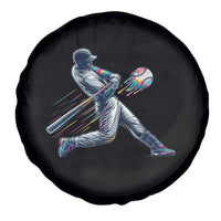 Ice Cream Baseball Player Dripping Game Day Spare Tire Cover