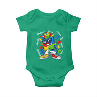 Funny 67 Autism Awareness Baby Onesie Six Seven Puzzle Meme Creative Brilliant Hope Love Kindness