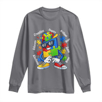 Funny 67 Autism Awareness Long Sleeve Shirt Six Seven Puzzle Meme Creative Brilliant Hope Love Kindness