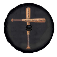 Christian Baseball Spare Tire Cover I Can Do All Things Through Christ Who Strengthens Me