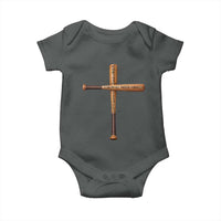 Christian Baseball Baby Onesie I Can Do All Things Through Christ Who Strengthens Me