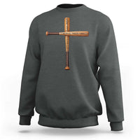 Christian Baseball Sweatshirt I Can Do All Things Through Christ Who Strengthens Me