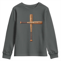 Christian Baseball Youth Sweatshirt I Can Do All Things Through Christ Who Strengthens Me