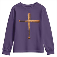Christian Baseball Youth Sweatshirt I Can Do All Things Through Christ Who Strengthens Me