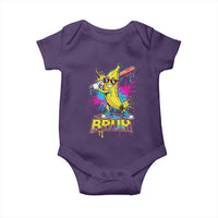 Funny Bruh Banana Baseball Drip Ice Cream Sports Splatter Baby Onesie