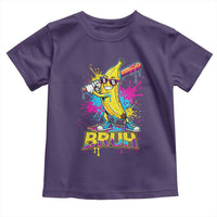 Funny Bruh Banana Baseball Drip Ice Cream Sports Splatter Toddler T Shirt