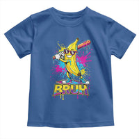 Funny Bruh Banana Baseball Drip Ice Cream Sports Splatter Toddler T Shirt