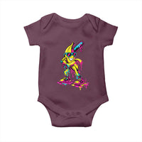 Funny Banana Baseball Drip Ice Cream Splatter Baby Onesie