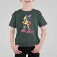 Funny Banana Baseball Drip Ice Cream Splatter T Shirt For Kid