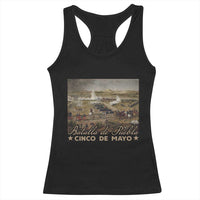 History Of Cinco De Mayo Batalla De Puebla Mexico Racerback Tank Top