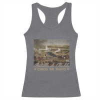 History Of Cinco De Mayo Batalla De Puebla Mexico Racerback Tank Top
