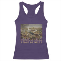 History Of Cinco De Mayo Batalla De Puebla Mexico Racerback Tank Top