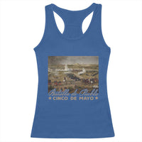 History Of Cinco De Mayo Batalla De Puebla Mexico Racerback Tank Top