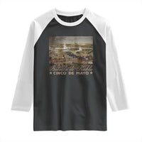 History Of Cinco De Mayo Batalla De Puebla Mexico Raglan Shirt